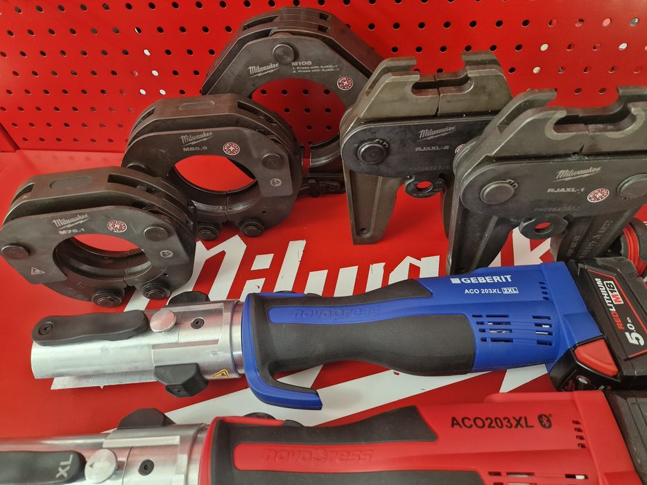 Zestaw Milwaukee 76.1 88.9 108 Mapress Novopress Geberit Rems