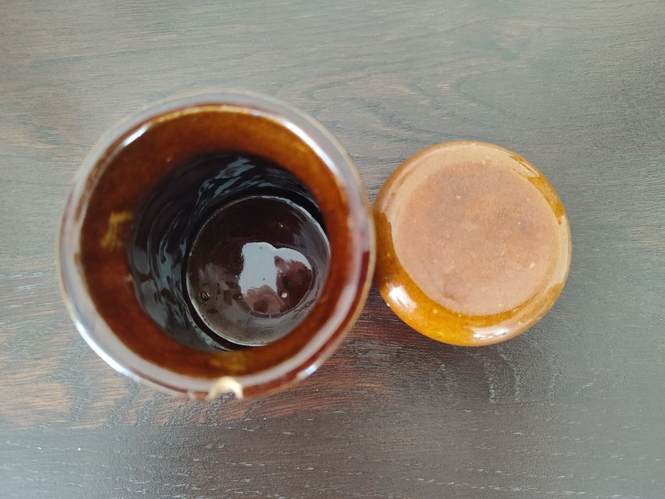 Pojemnik na sól brązowy