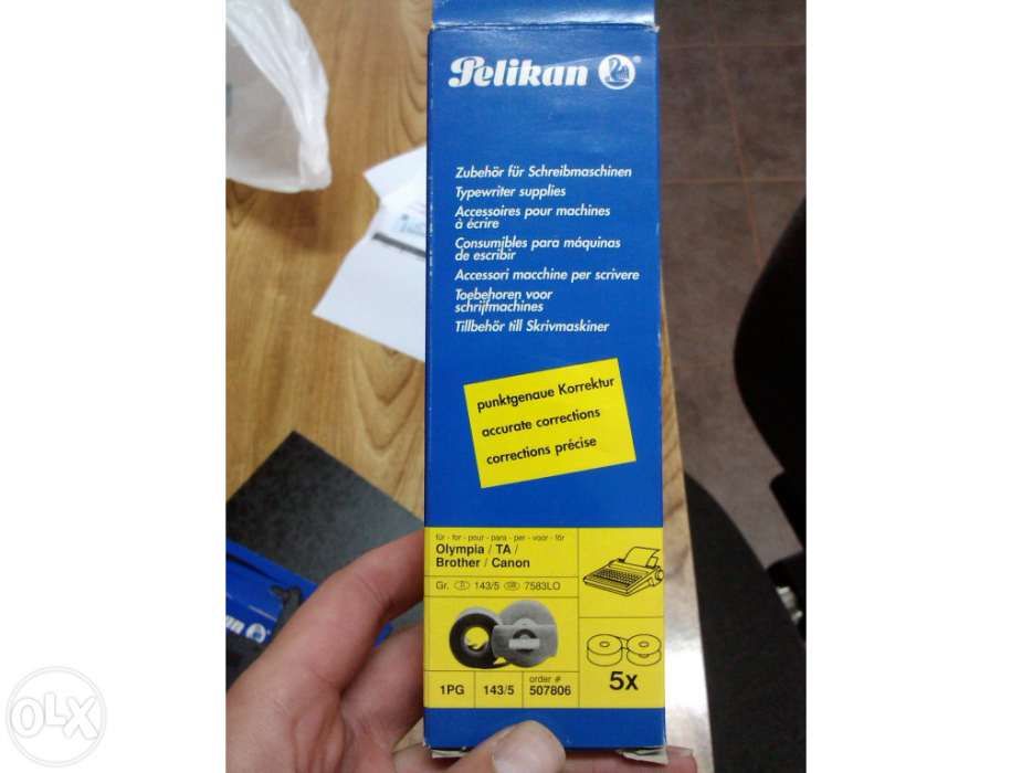 Fita para máquina de escrever