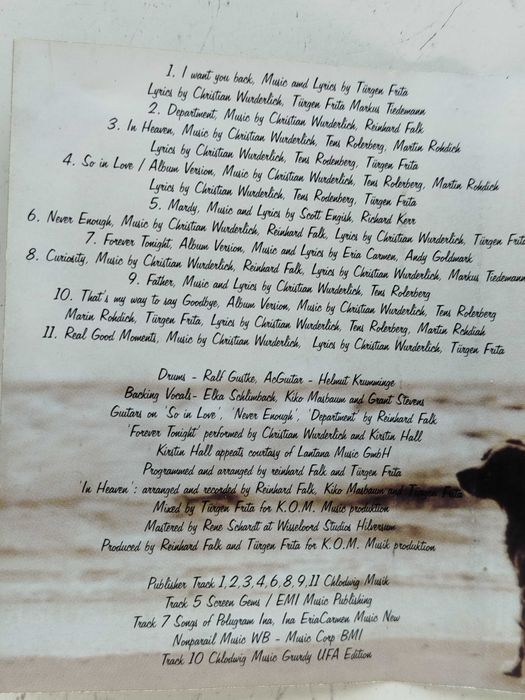 Christian Wunderlich ‎Real Good Moments kaseta Electronic Pop Ballad