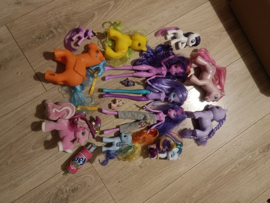 Zestaw kucyków pony jednorożców rainbow mlp