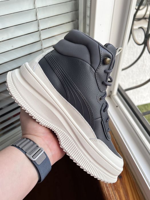 Оригінал! Женские кожаные кроссовки ботинки Puma Mayra