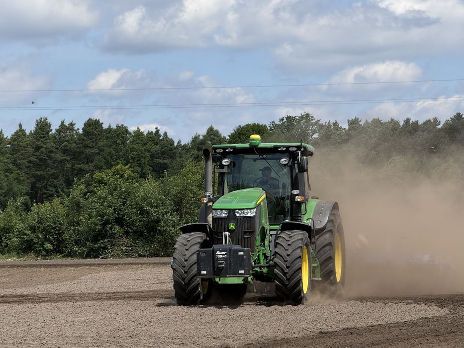 John Deere 7230r power quad z Niemiec