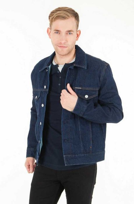 Nowa Kurtka Dżinsowa CALVIN KLEIN JEANS Męska S Oryginalna 100% Katana