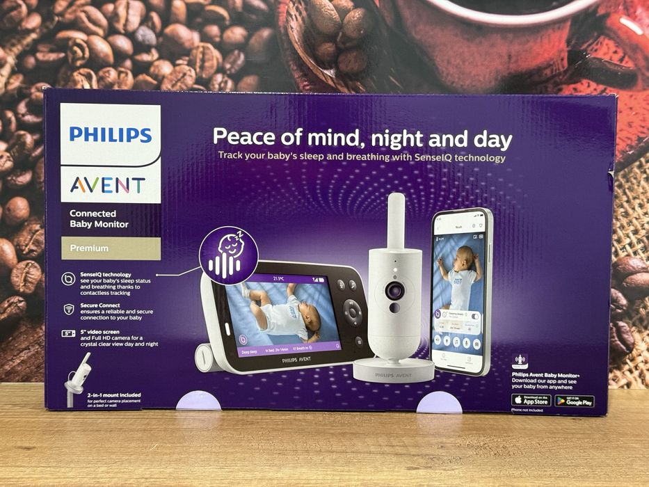 Niania Elektroniczna Philips AVENT SCD 973 monitor oddechu gwarancja