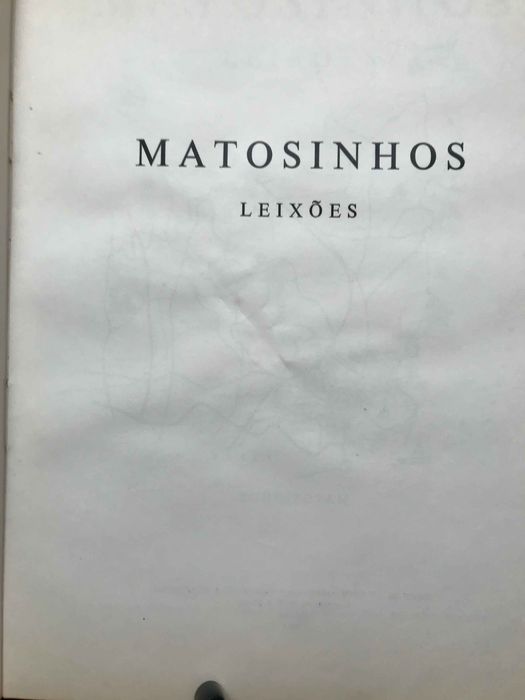 LIvro Matosinhos Leixões Marjay Câmara Municipal Matosinhos 1 Ed 1964