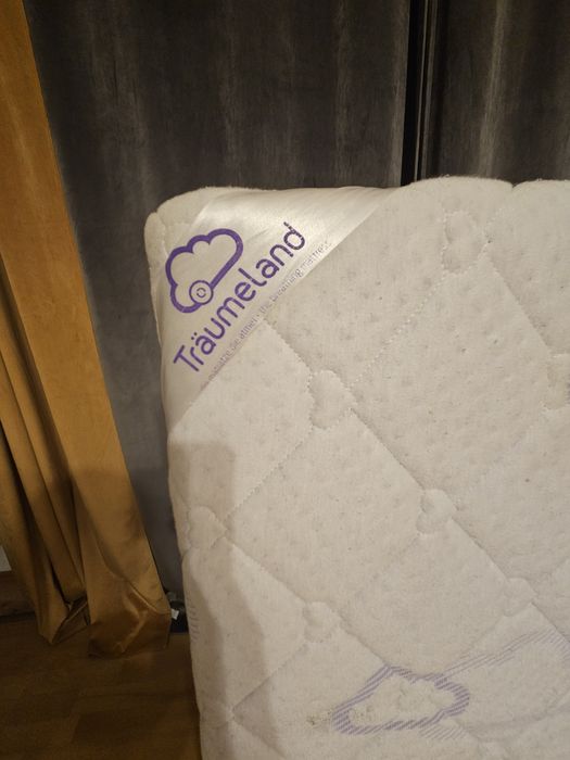 Träumeland materac chmurka latex 120×60 + łóżeczko turystyczne