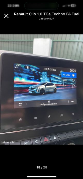Renault clio 1.0 Tce techno bi-fuel