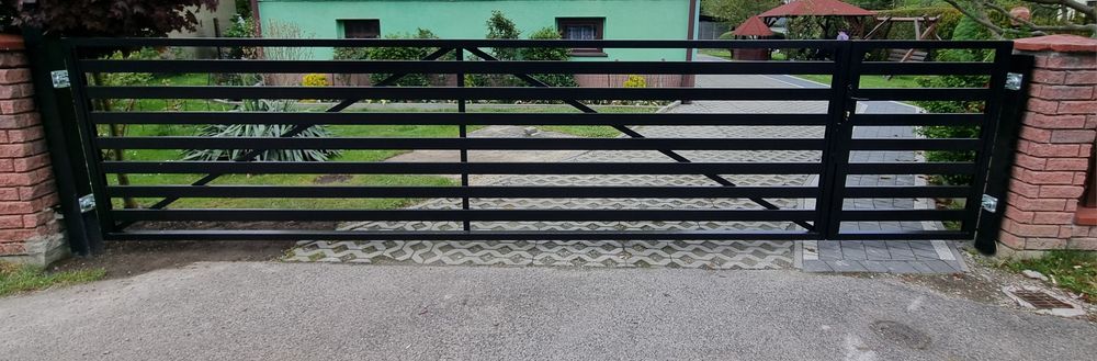 Brama, furtka ocynk +kolor