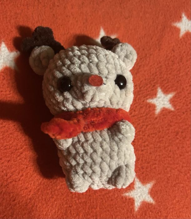 Renifer na szydełku