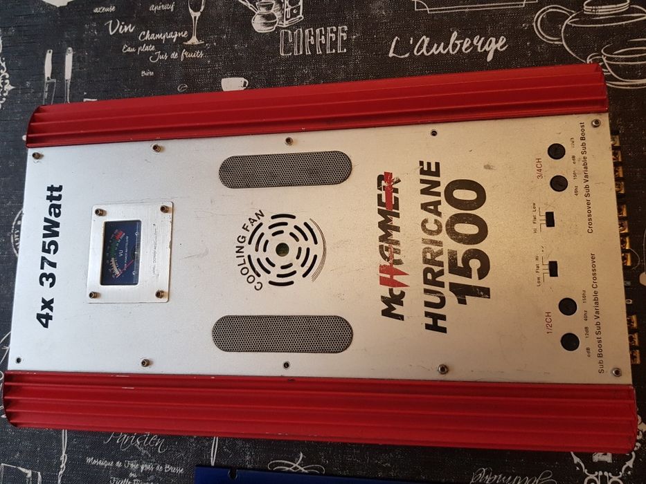 Wzmacniacz MC hammer hurikane 1500 watt