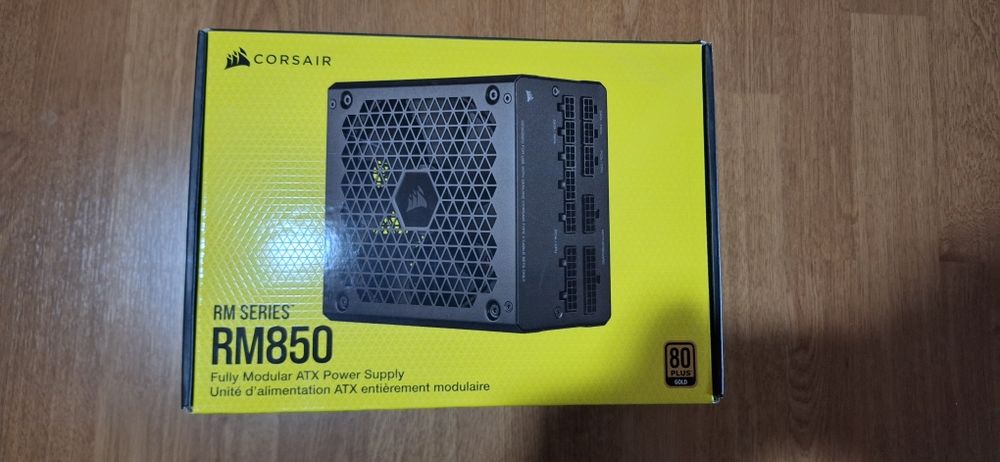 Fonte de Alimentação Corsair RM850 – 850W – 80 Plus Gold – Modular