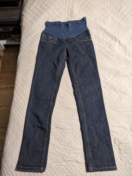 Jeansy ciążowe r. 38 chyba nieużywane