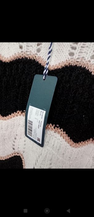 Sweter flora blue - nowa