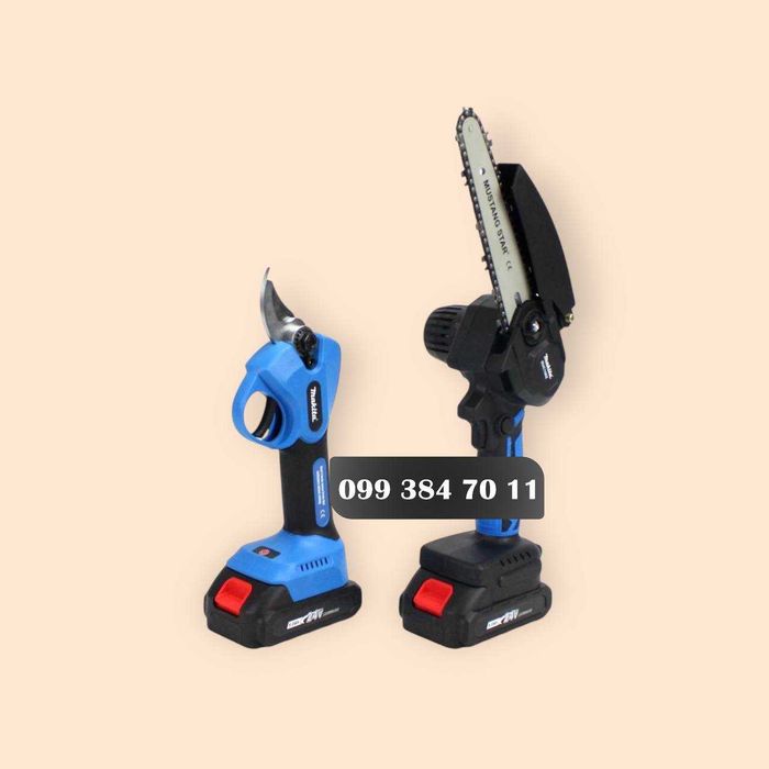 Аккумуляторный набор 2в1 Makita 24V секатор DUP270 + пила DUC150Z 24V