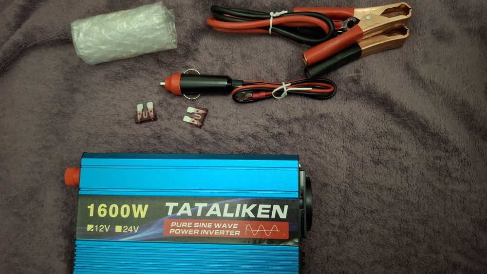 Інвертор 12V 220V 1600W Чистий Синус Tataliken (Для котла, роутера)