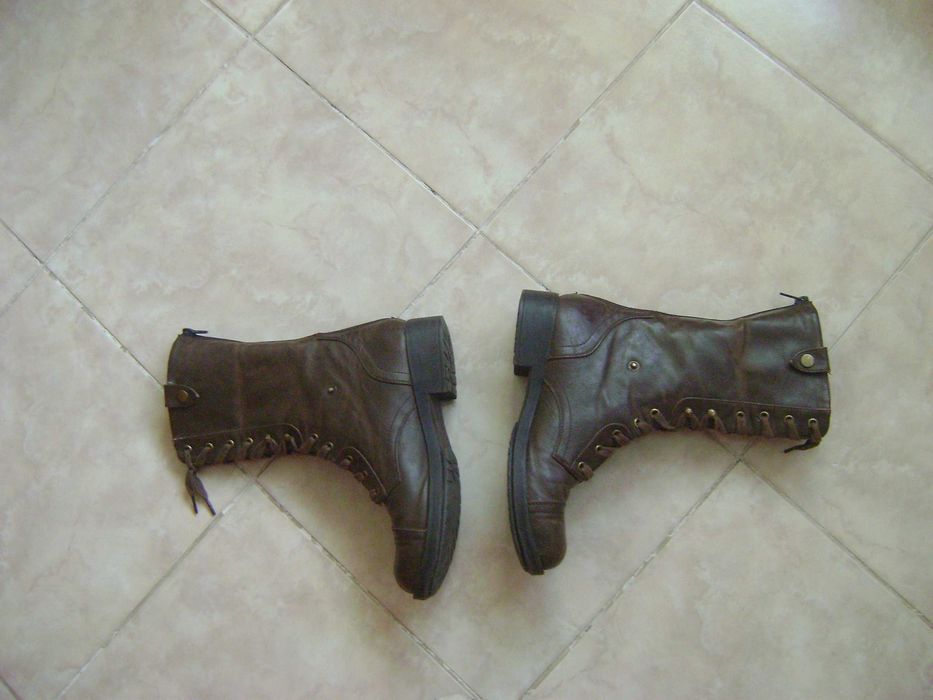 ботинки женские кожаные Emilio Luca р.40 (6) ст. 25,5 см демисезонные