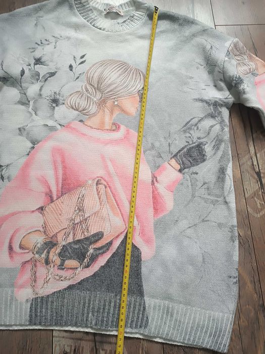 Przepiękny sweter damski M