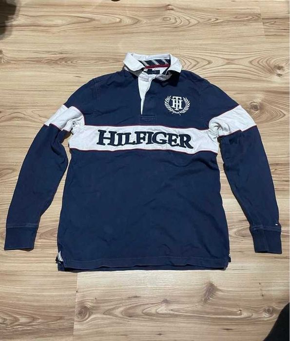 Koszulka Longsleeve Polo Tommy Hilfiger Vintage rozmiar XS