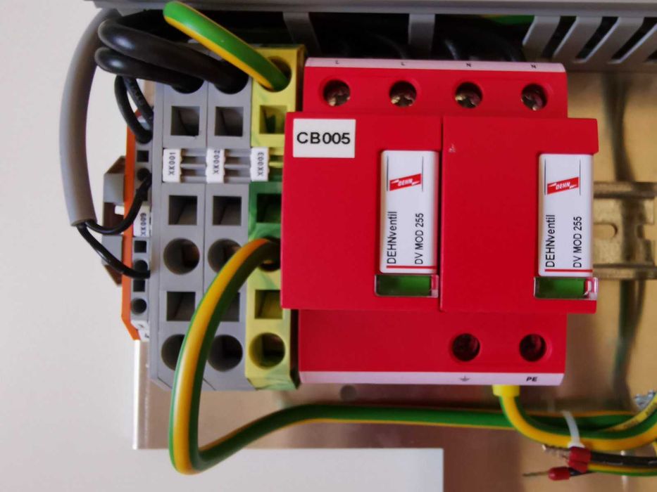 Панель захисту автоматики DEHNventil + EPCOS 10A + ABB. Нова.