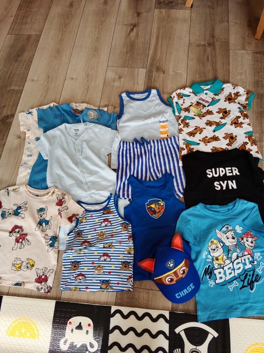 Letni zestaw dla chłopca r.98 nowe