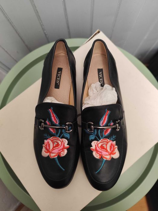 Mokasyny damskie 37 baleriny