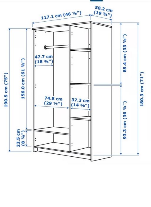 Szafa brimnes IKEA