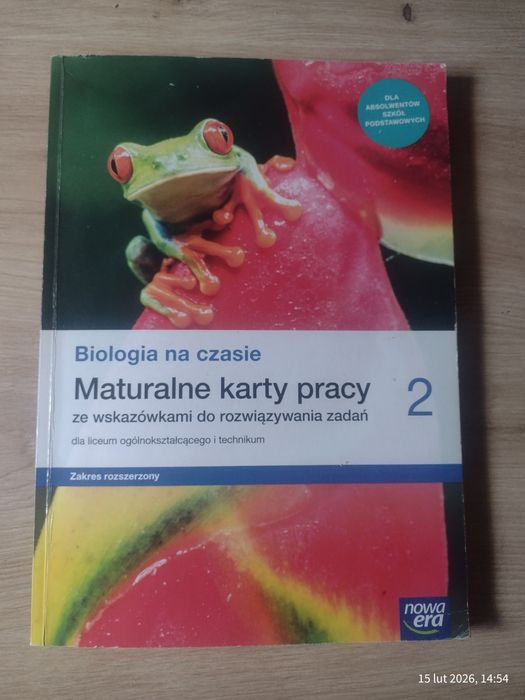 Biologia na czasie 2 maturalne karty pracy