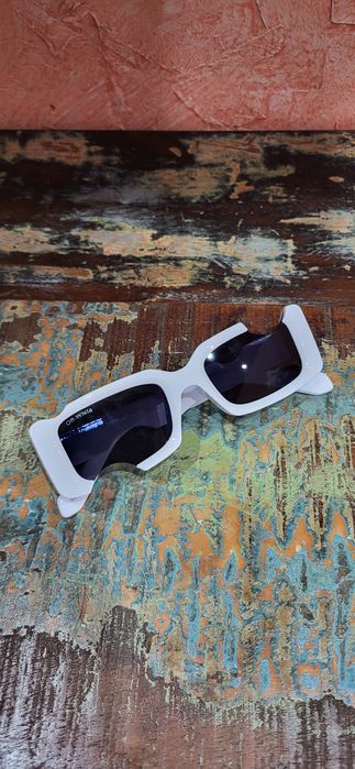 Off white białe okulary przeciwsłoneczne unisex damskie męskie