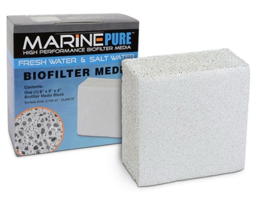 złoże (20x20x10 cm) do filtracji akwarium morskie słodkowodne