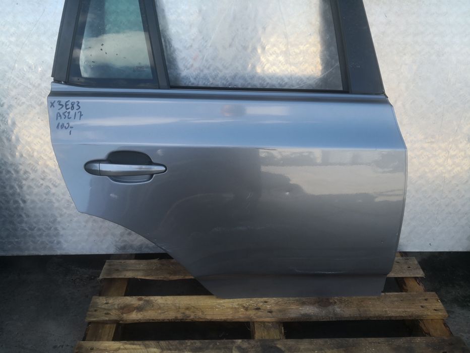 Drzwi prawe tylne BMW X3 E83 LIFT spacegrau A52/7 prawy tył