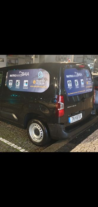 Novas matrículas chapa e acrilico