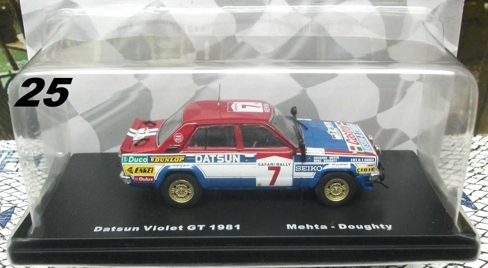 Toyota, Ford, Opel, Mitsubishi, Fiat, Renault, Lancia, WRC Salvat-1:43