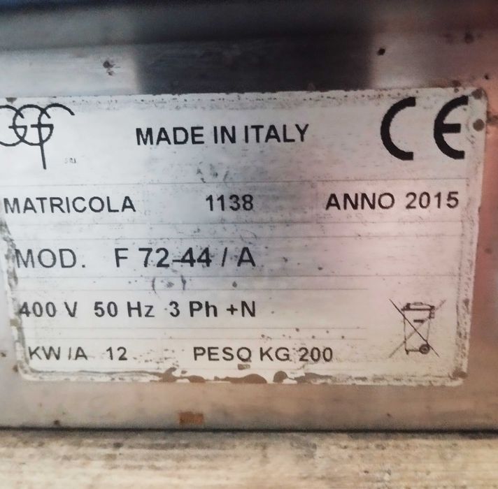 Piec do pizzy Matricola F-line 2-komorowy 2x4x36