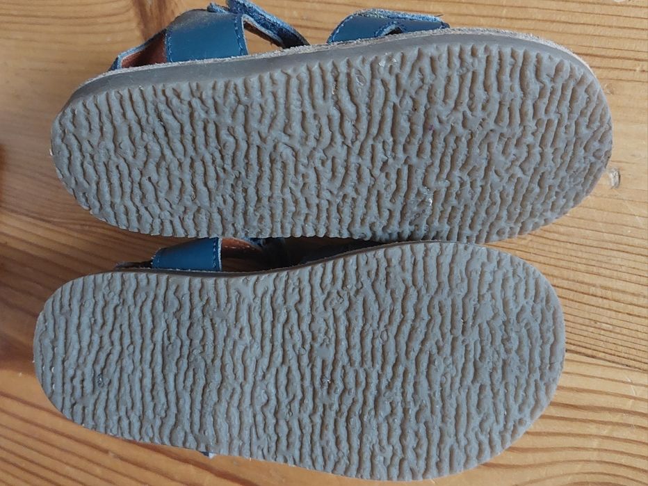 Bobbi Shoes Skórzane sandały granatowe rozmiar 24