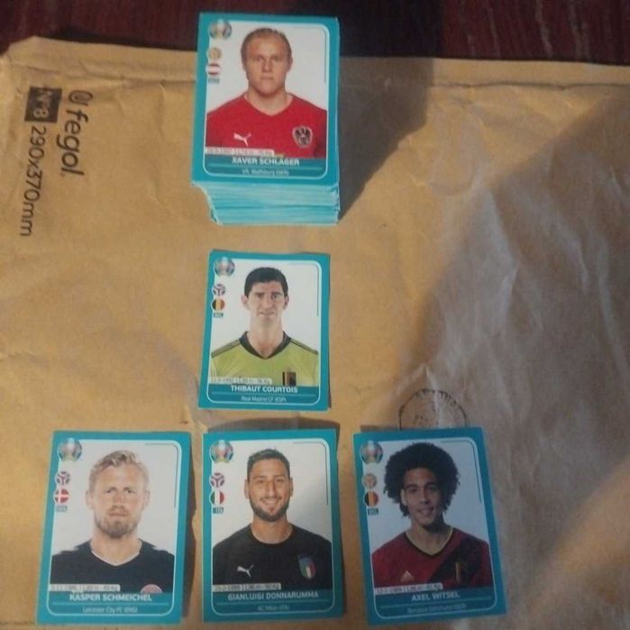 275 cromos do euro 2020