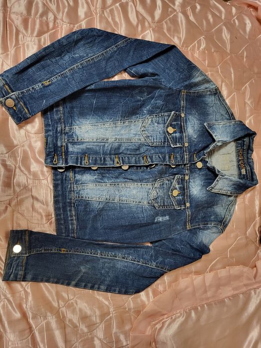 Джинсова куртка, джинсовий сарафан