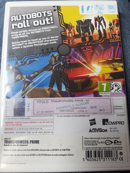 Transformers Game for Wii64286197792514121