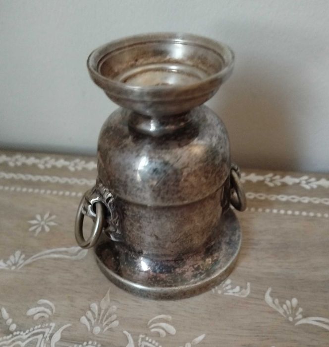 Antigo Vaso miniatura (Porta Palitos), casquinha Inglesa