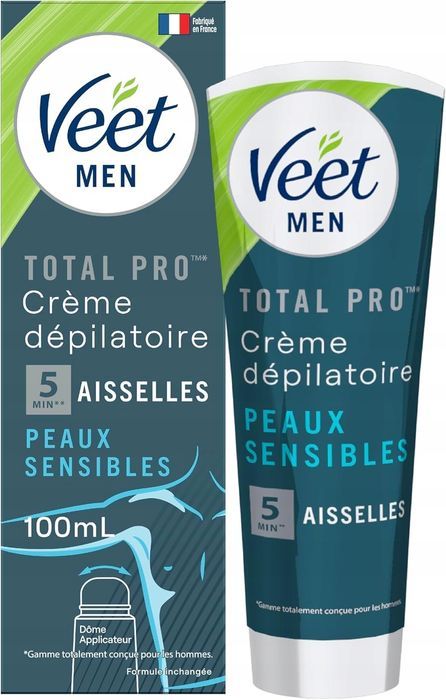 Krem Do Depilacji Pach Veet Dla Mężczyzn O Wrażliwej 100 Ml