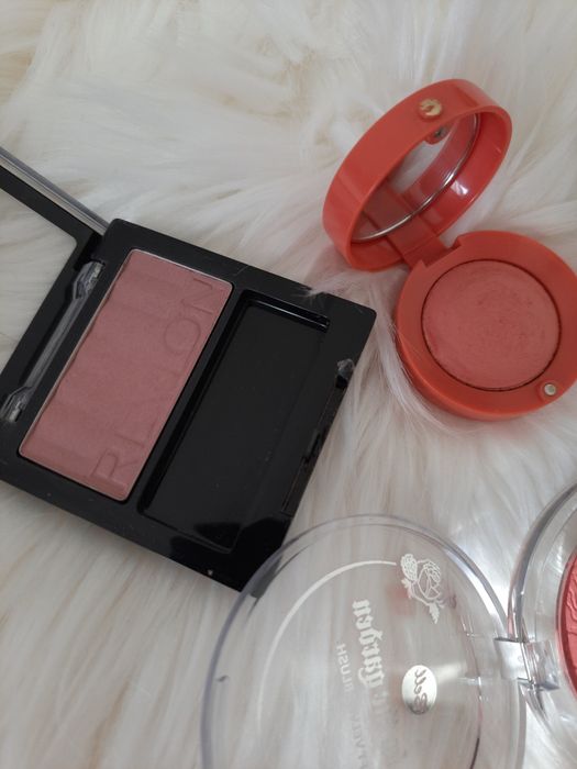 Zestaw róży do policzków, kosmetyki, róże, Bourjois, Bell, Revlon Deborah