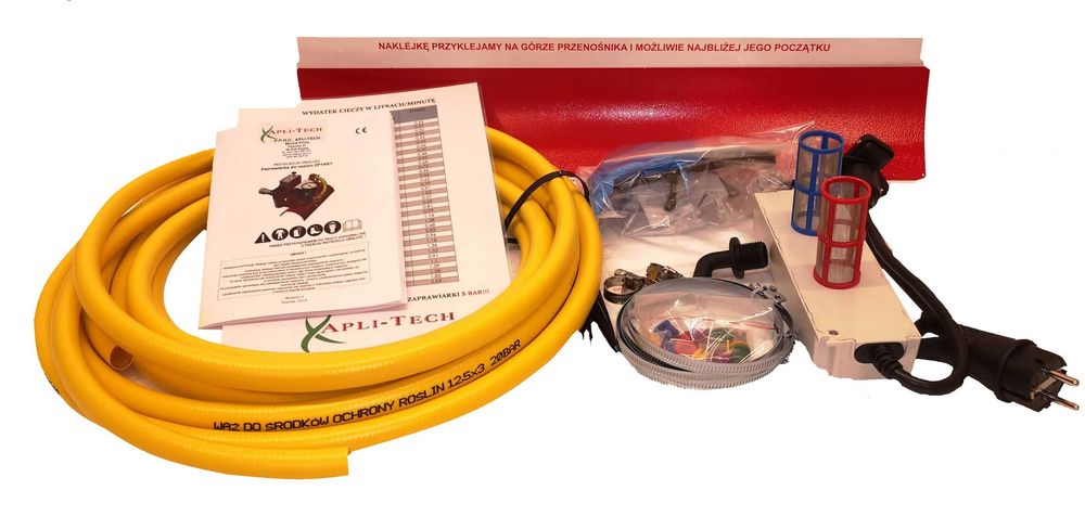 Zaprawiarka do zboża nasion Apli-Tech ZP 140 Double Jet na żmijkę