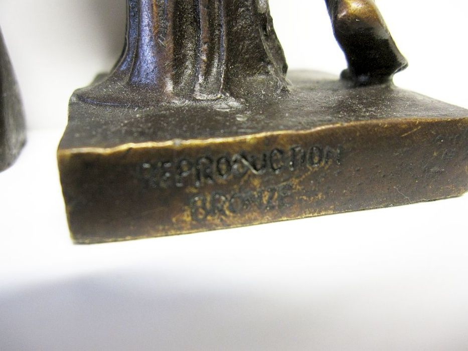 lindas pequenas esculturas em Bronze - reproduções -