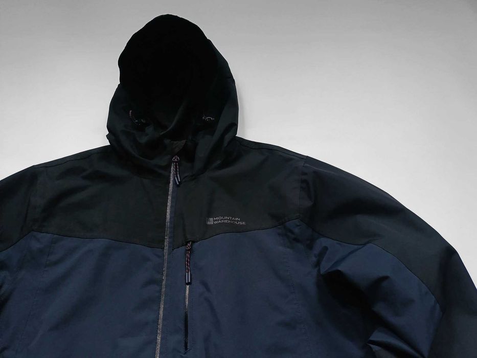 Mountain Warehouse Extreme Waterproof Brisk Jacket - Black/Navy Blue