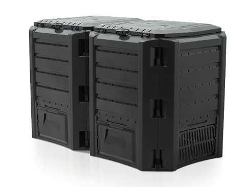 DUŻY kompostownik 800L + e-book GRATIS – 2 segmenty, ogród