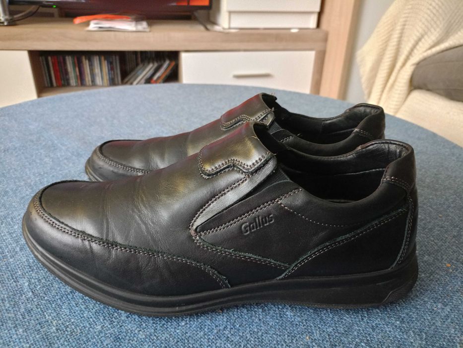 GALLUS Półbuty wsuwane roz 43 27,5cm Skóra Stan Idealny Okazja