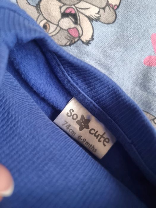 Zestaw pakiet 3x bluza dla dziewczynki 74/80 bambi Sinsay Primark