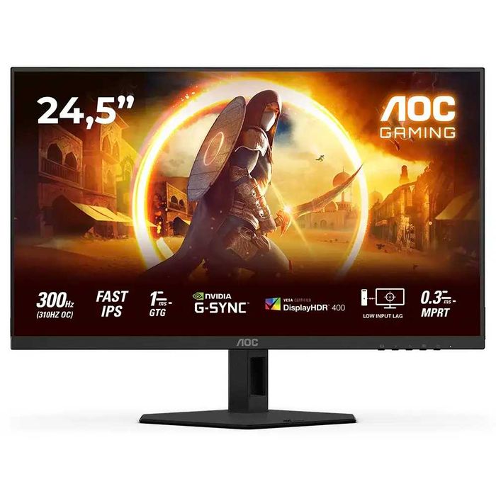 PC Gaming RTX 4060 Ti Ryzen 5 5600 3.50 GHz 16GB RAM Windows 11 Pro + Rato Wireless Logitech PRO + Monitor AOC Gaming 310Hz