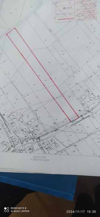 Sprzedam działkę nr 1242 rolno-budowlaną 59,33 ara