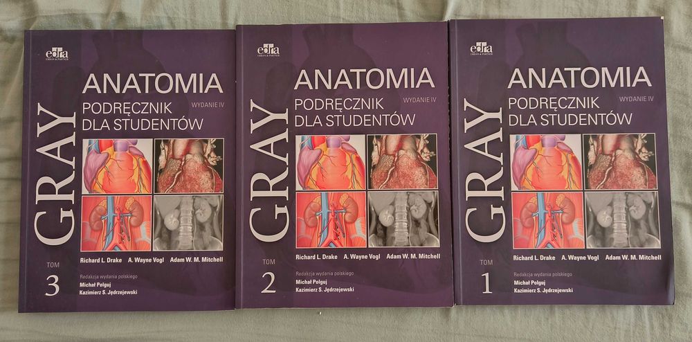 Anatomia Graya tomy 1-3